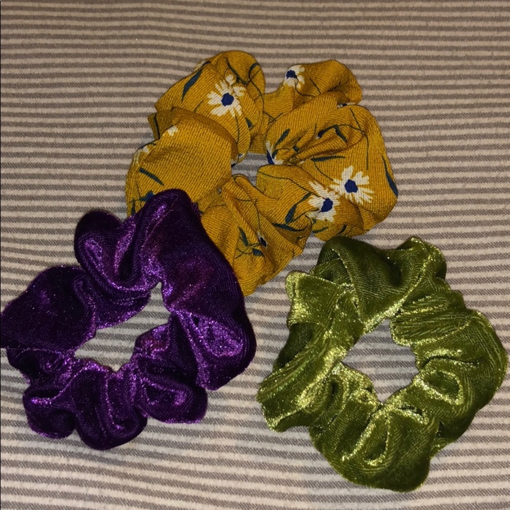 Velvet and Chiffon Scrunchies Bundle